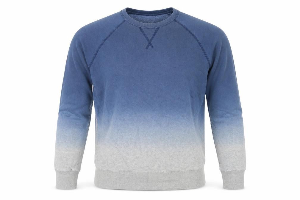 Gap Men's Blue Pullover Sweatshirt, Size S with Ombre Design