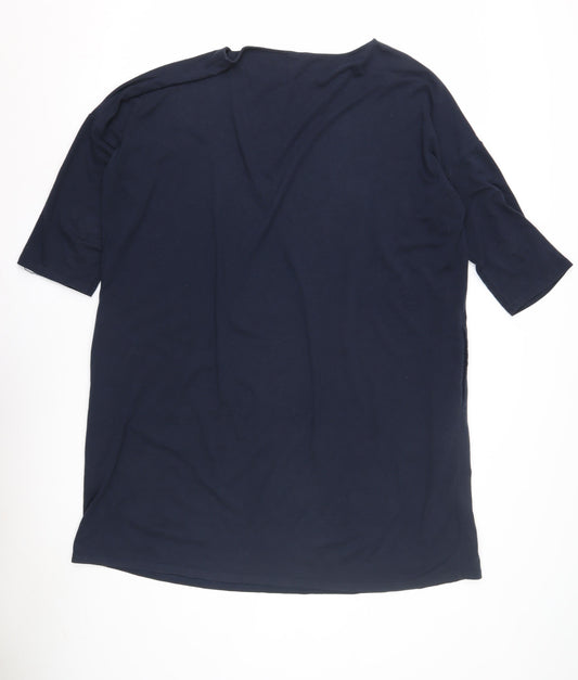 Hush Women's Blue Dress Size 12 with Boat Neck