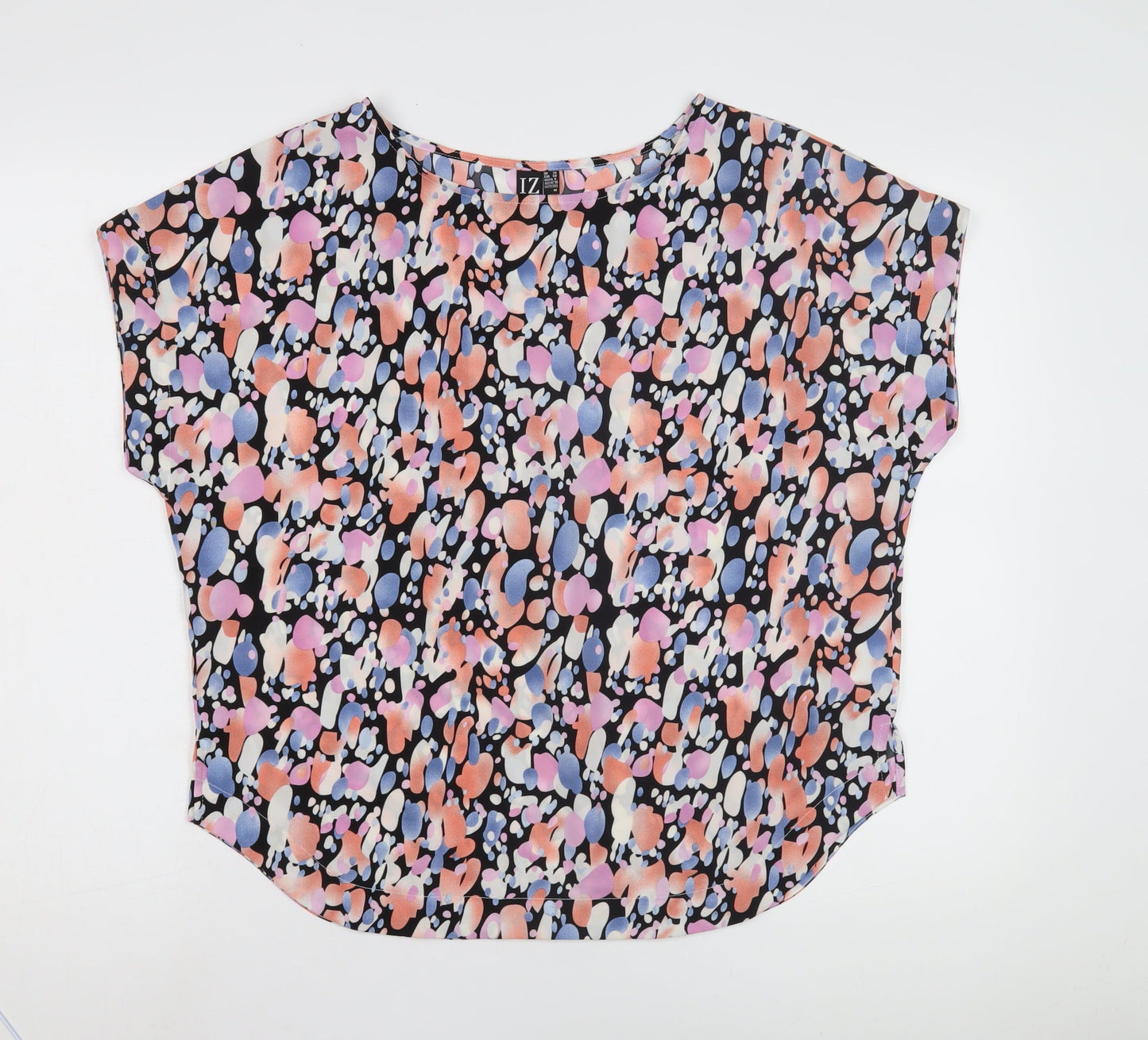 Womens UK Size M Izabel London Multicoloured Basic Blouse