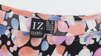 Womens UK Size M Izabel London Multicoloured Basic Blouse