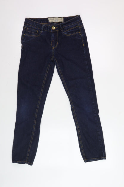 Teenss UK Size 11-12 Tammy Regular Fit Straight Blue Jeans