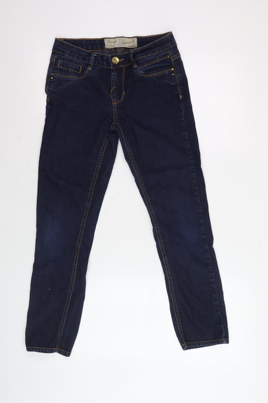 Teenss UK Size 11-12 Tammy Regular Fit Straight Blue Jeans