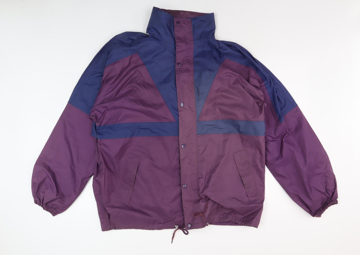 Mens UK Size XL CHILLSTOPPER Purple Windbreaker Coat