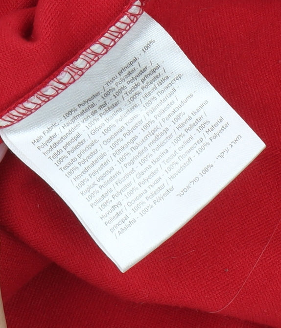 Regatta Women's Red Mock Neck Pullover Sweater Size 10