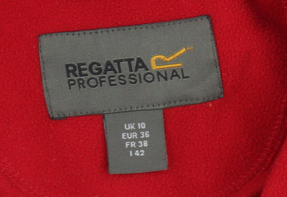 Regatta Women's Red Mock Neck Pullover Sweater Size 10