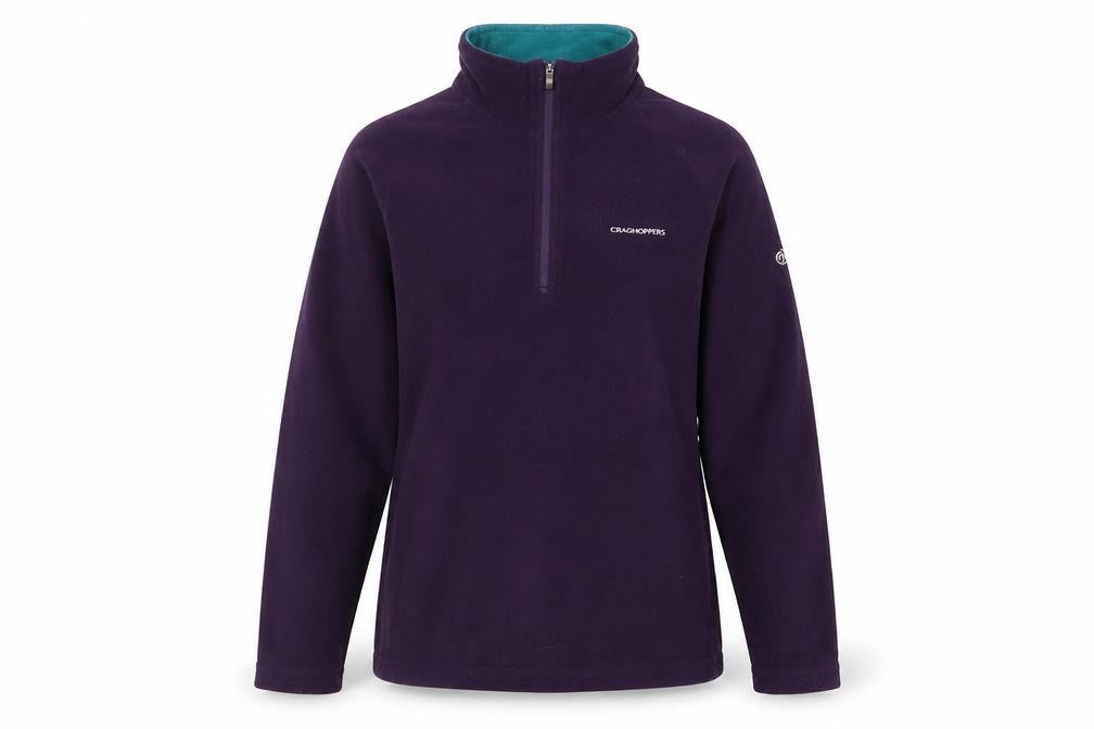 Womens UK Size 8 Craghoppers Purple Full Zip Sweatshirt