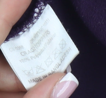 Craghoppers Women's Purple Fleece Sweatshirt Size 8