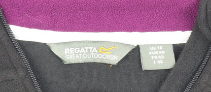 Womens UK Size 14 Regatta Great Outdoors Black Pullover Sweatshirt