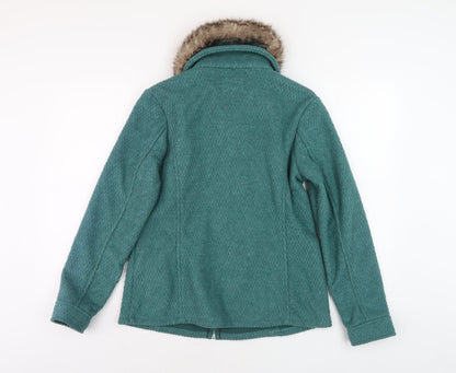 Womens UK Size 10 Marks and Spencer Green Basic Jacket