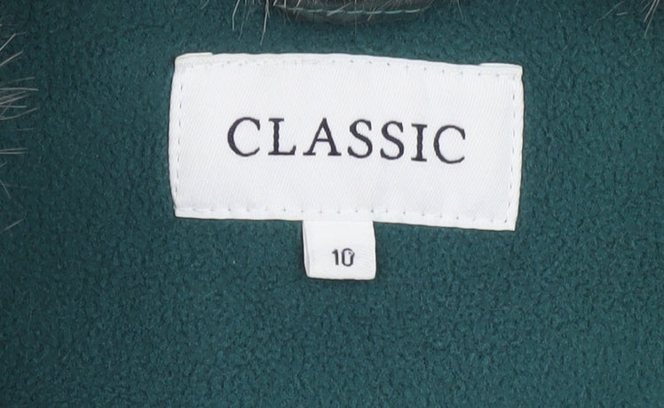 Womens UK Size 10 Marks and Spencer Green Basic Jacket