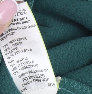 Womens UK Size 10 Marks and Spencer Green Basic Jacket