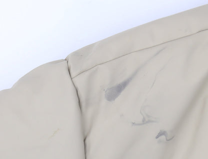 ASOS Design Women Beige Puffer Jacket Size 12