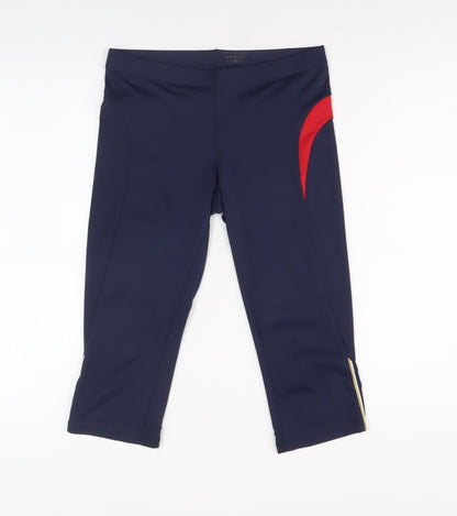 Marks and Spencer Women's Blue Compression Shorts