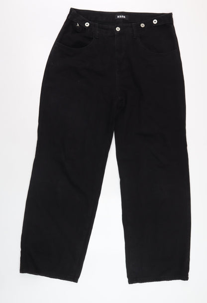 KEN Studio Men's Black XL Denim Jeans