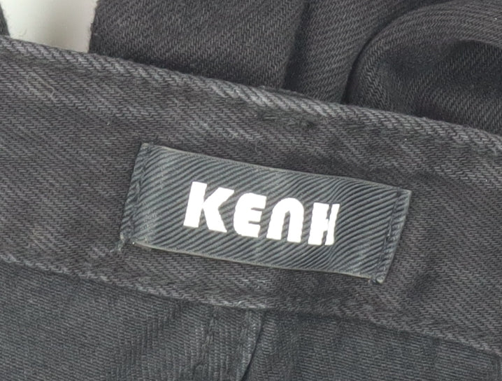 KEN Studio Men's Black XL Denim Jeans