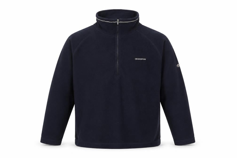 Mens UK Size M Craghoppers Blue 1/4 Zip Sweatshirt