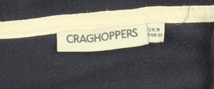 Mens UK Size M Craghoppers Blue 1/4 Zip Sweatshirt