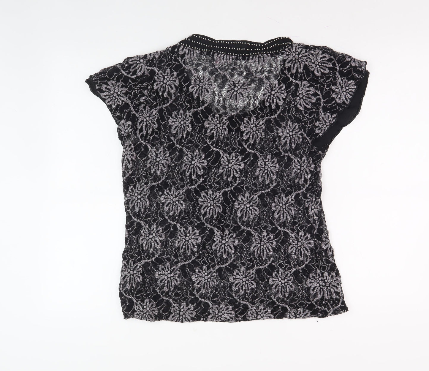 Womens UK Size 16 Per Una Black Basic Blouse