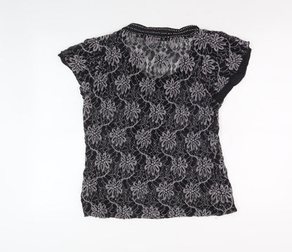 Womens UK Size 16 Per Una Black Basic Blouse