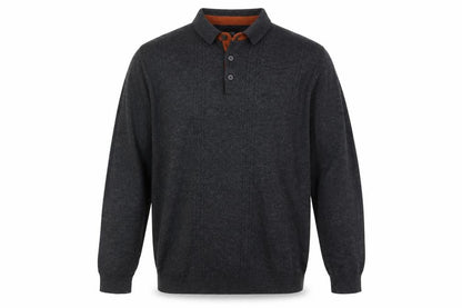 Mens UK Size M River Island Grey Henley Jumper