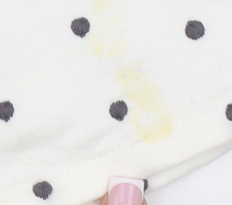 George Girls' White Pinafore Dress (5-6 Years) with Mickey Embroidery