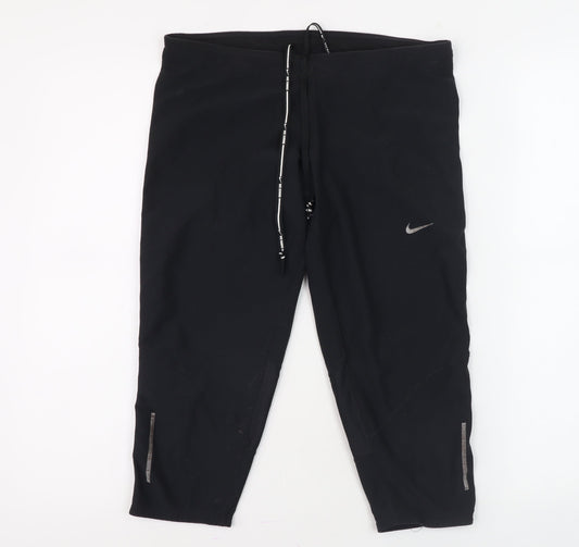 Nike Men's Black Sports Shorts M, Moisture Wicking