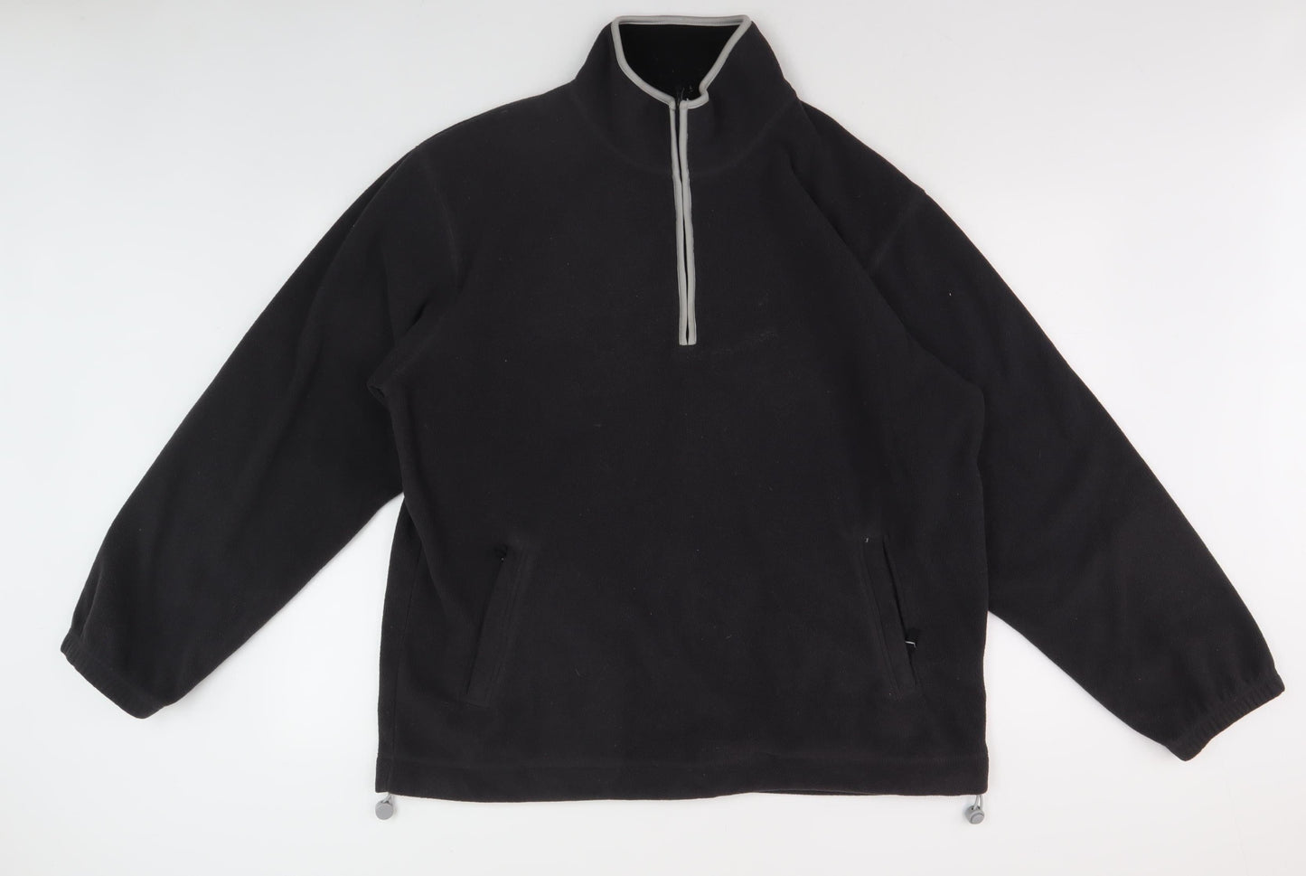 Zantos Men's Black XL Pullover Fleece Sweatshirt