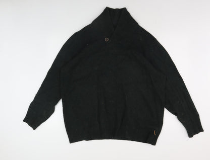 Rocha John Rocha Men's Black XL V-Neck Jumper