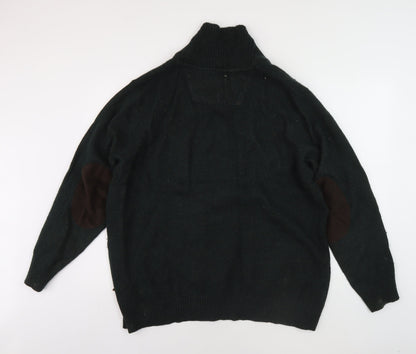 Rocha John Rocha Men's Black XL V-Neck Jumper