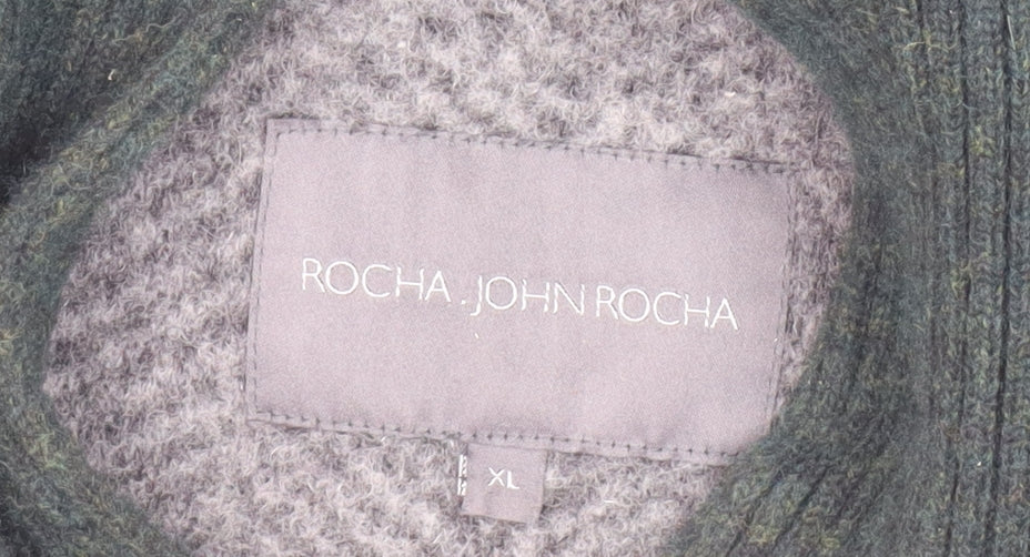 Rocha John Rocha Men's Black XL V-Neck Jumper