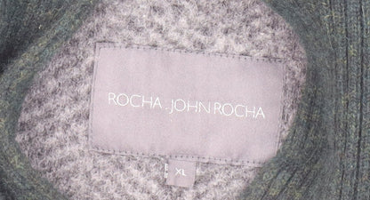 Rocha John Rocha Men's Black XL V-Neck Jumper