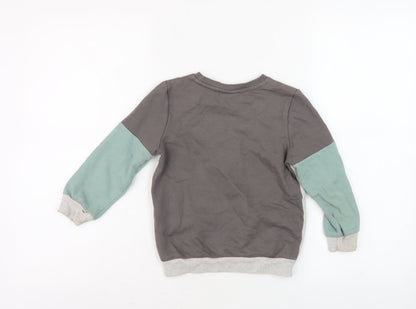 George Boys Grey Batman Sweatshirt 4-5 Years Pullover