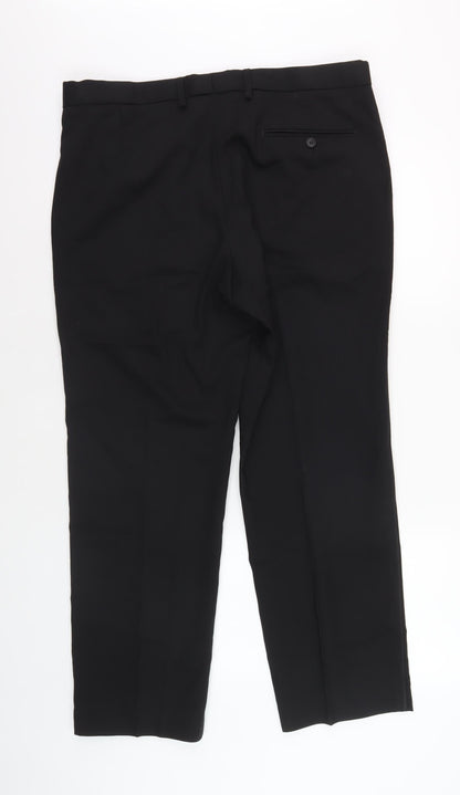 Marks and Spencer Men's Black Dress Pants 36
