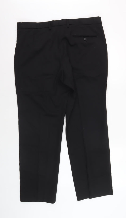 Marks and Spencer Men's Black Dress Pants 36