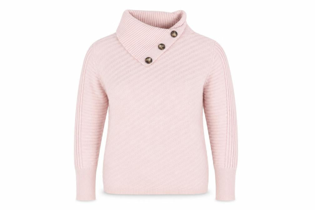 Womens UK Size 12 Roman Pink Pullover Jumper