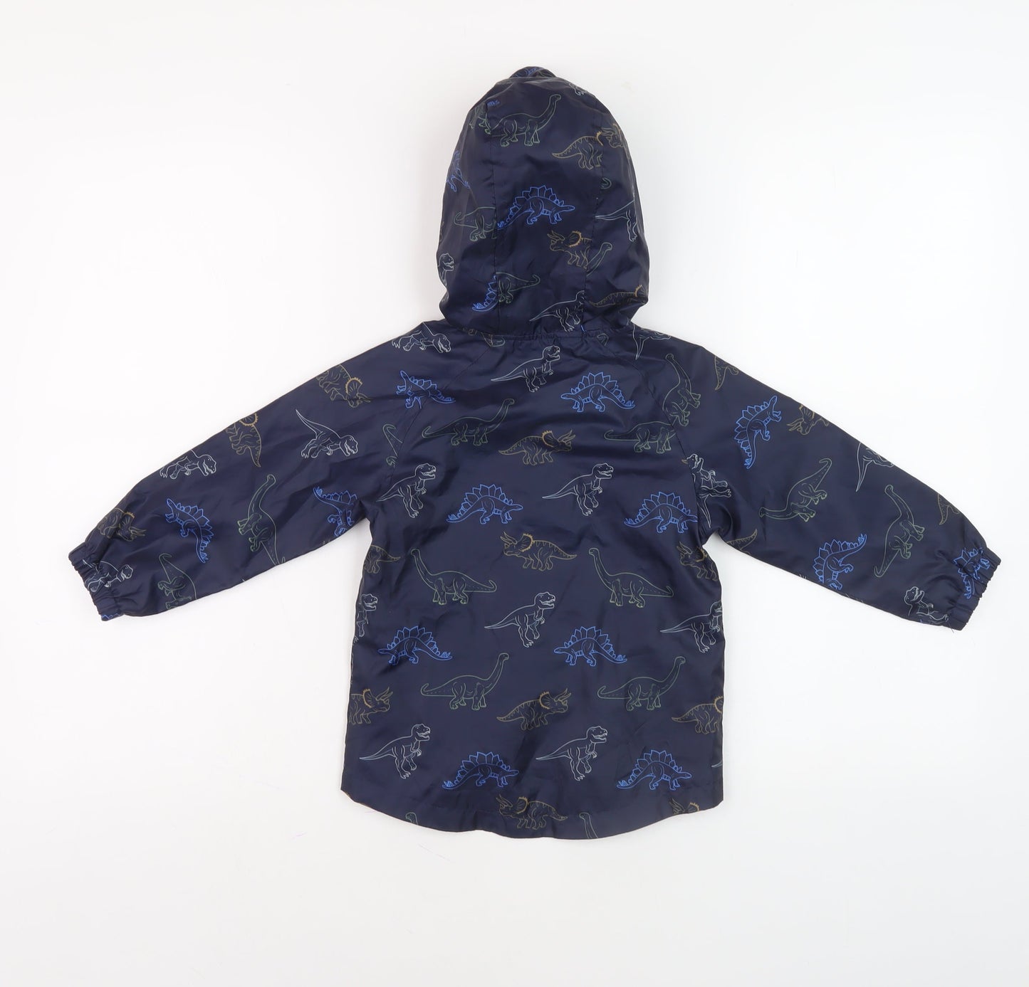 Urban Rascals Blue Dinosaur Rain Coat, 18-24M, Unisex