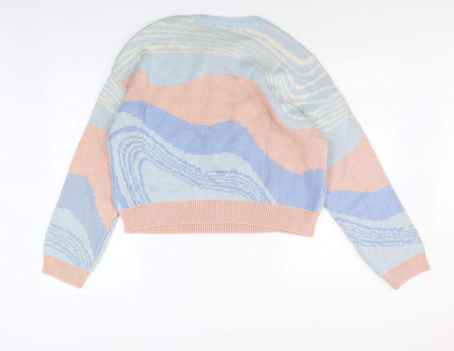 Womens UK Size L New Look Multicoloured Pullover Jumper