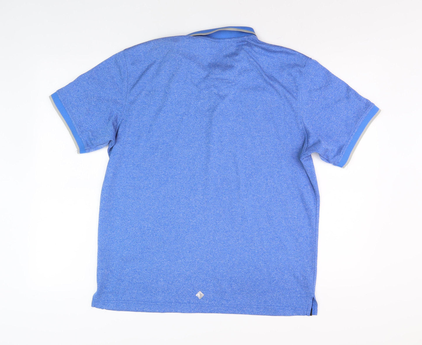 Regatta Men's Blue Short Sleeve Polo Size L Casual