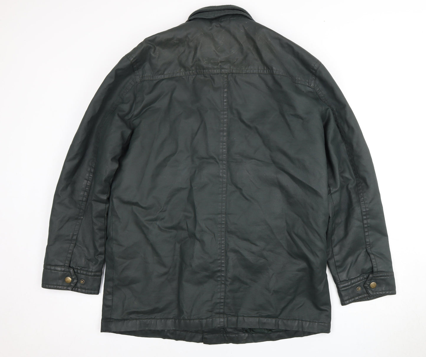 Mens UK Size L Greenwoods Green Military Jacket