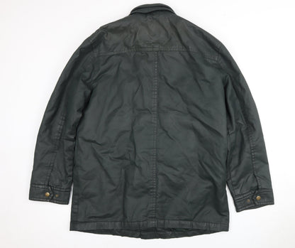 Mens UK Size L Greenwoods Green Military Jacket