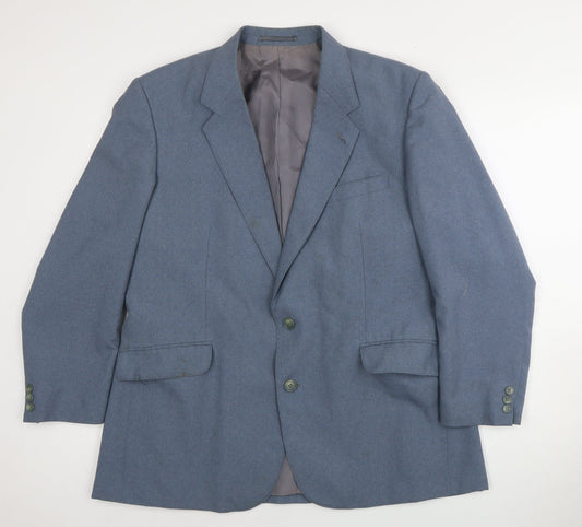 Mens UK Size 42 Varteks Regular Blue Suit Jacket