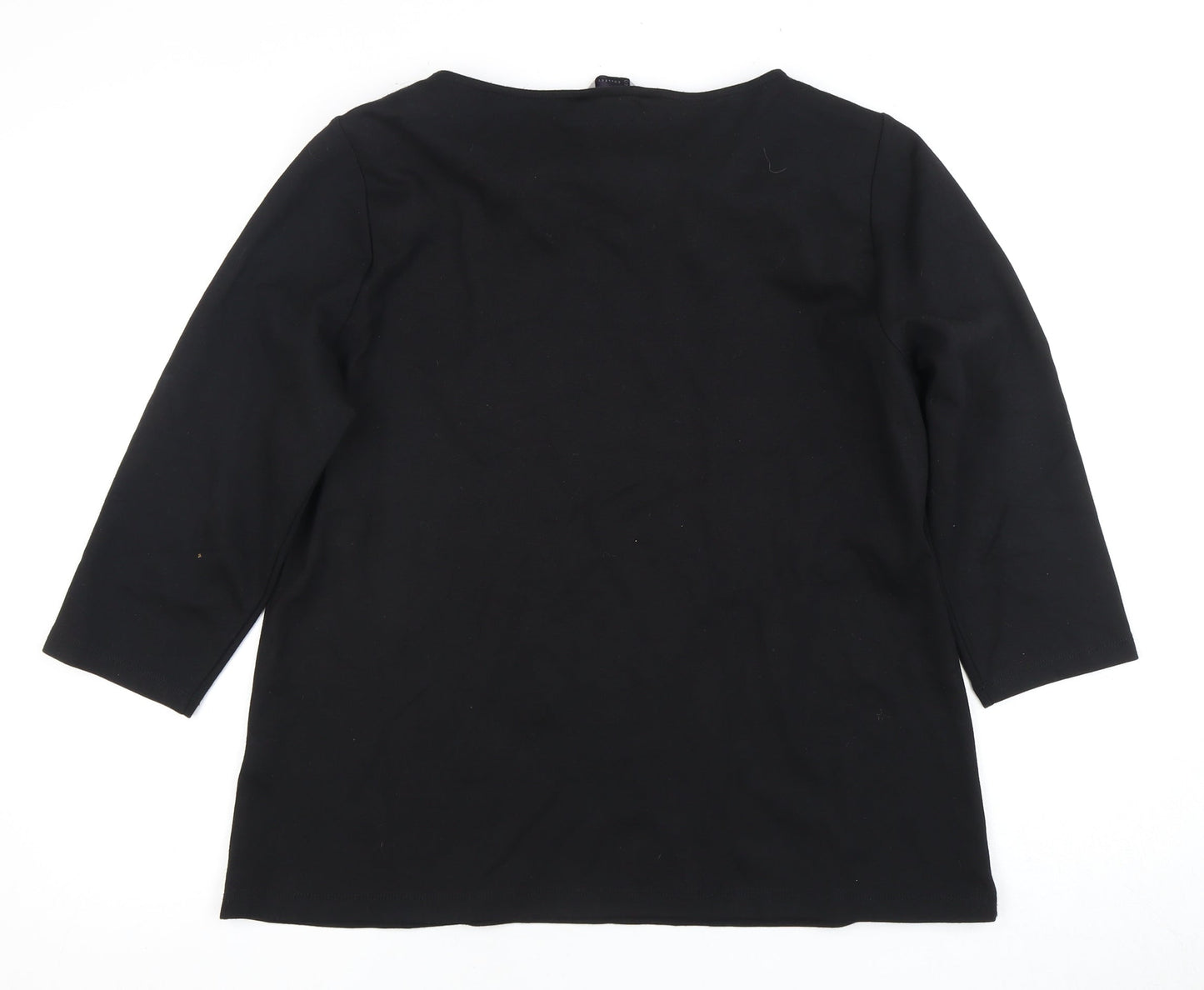 Womens UK Size 18 Marks and Spencer Black Basic Blouse