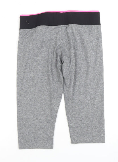 Oxylane Women's Grey Athletic Shorts Size 16