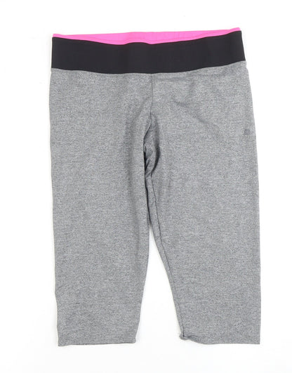 Oxylane Women's Grey Athletic Shorts Size 16