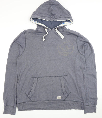 Mens UK Size XL SoulCal & Co Grey Pullover Hoodie