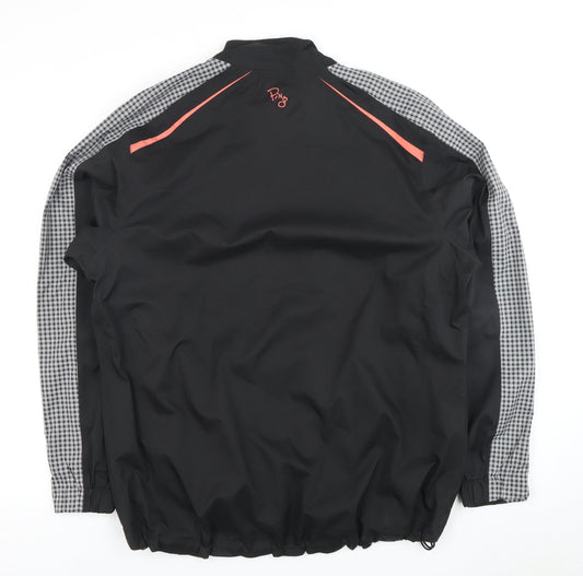 Mens UK Size  Ping Black Basic Jacket