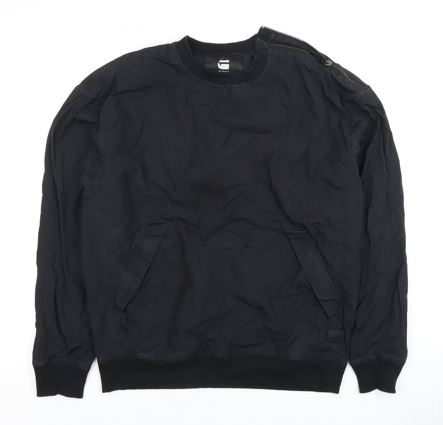 Unisex Adults UK Size S G-Star Raw Black Pullover Sweatshirt