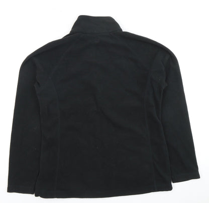 Mountain Warehouse Women's Black Fleece Jacket Size 14