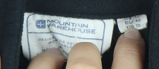 Mountain Warehouse Women's Black Fleece Jacket Size 14