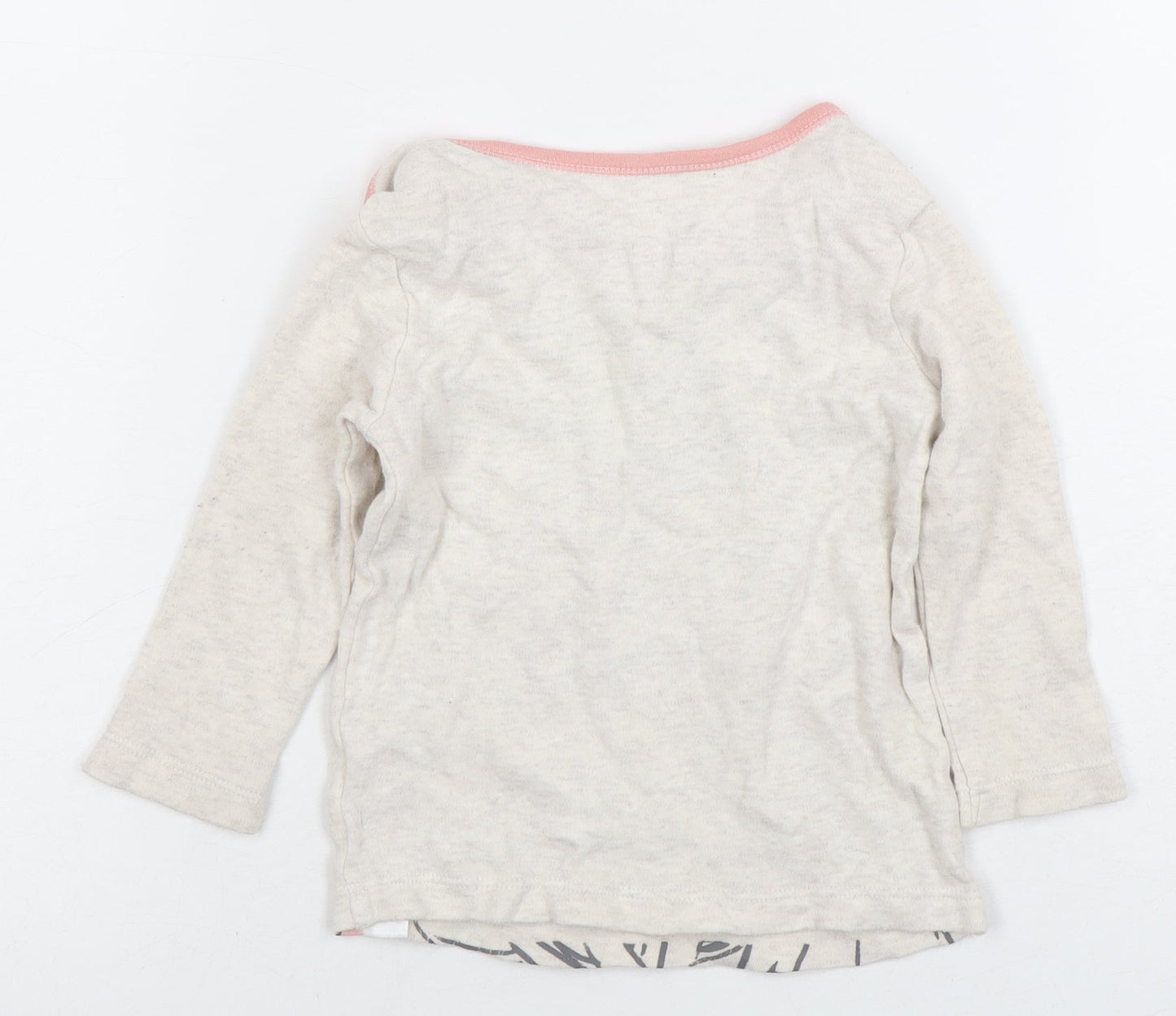 Disney Baby Girls Beige Long Sleeve Top 9-12 Months